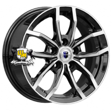 K&K 6,5x15/5x100 ET45 D67,1 Фрост (КС1048) Алмаз черный