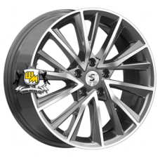 Premium Series 7,5x18/5x114,3 ET39 D60,1 КР010 (Lexus NX) Diamond Gloss Graphite