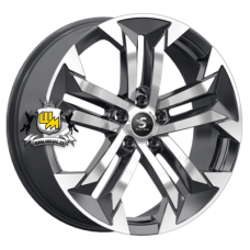 Premium Series 7,5x19/5x114,3 ET40 D64,1 КР015 (Haval F7/F7x) Diamond Black Gris