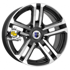 K&K 7x16/5x139,7 ET5 D110,1 Палладика (КС591М) Алмаз черный