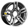 K&K 7x16/5x139,7 ET5 D110,1 Палладика (КС591М) Дарк платинум
