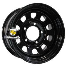 ZEPP 4x4 9x17/5x165,1 ET0 D121 Dodge Ram 2500/3500, Hummer H1/H2 Semicircle Gloss Black (LTM)
