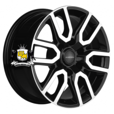 Khomen Wheels 8x17/6x139,7 ET25 D106,1 KHW1723 (Toyota LC Prado/Lexus GX) Black-FP