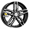 K&K 6x16/5x110 ET45 D63,35 Sayan (КС731M) Алмаз черный