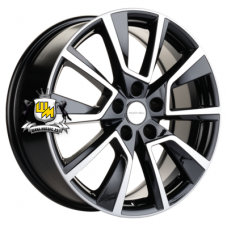 Khomen Wheels 7x18/5x108 ET33 D60,1 KHW1802 (OMODA C5) Black-FP