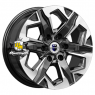 K&K 7,5x17/6x114,3 ET39 D67,1 Тейт (КС1050) Алмаз черный