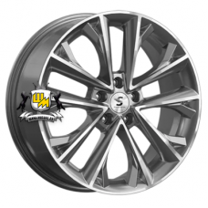 Premium Series 7x18/5x112 ET45 D57,1 КР012 (Karoq/Taos) Diamond Gloss Graphite