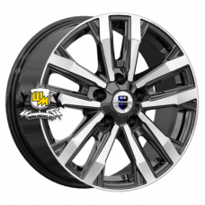 K&K 8x18/5x130 ET43 D84,1 Мичиган (КС1107) Алмаз черный