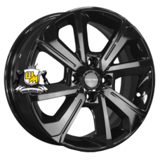 Khomen Wheels 6x15/4x100 ET46 D54,1 KHW1501 (Rio/Solaris) Black