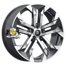 Premium Series 7,5x19/5x114,3 ET40 D66,6 КР015 (Haval Dargo) Diamond Black Gris