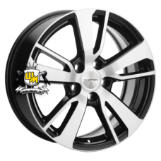 Khomen Wheels 7x17/5x108 ET50 D63,35 KHW1704 (Ford C-Max) Black-FP