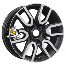 Khomen Wheels 8x17/6x139,7 ET46 D67,1 KHW1723 (Pajero) Black-FP