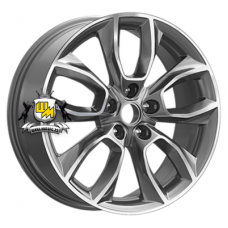 Premium Series 7x18/5x114,3 ET40 D66,1 КР001 (Qashqai) Diamond Gloss Graphite