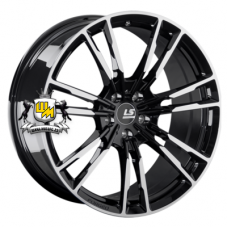 LS Forged 8x19/5x112 ET27 D66,6 LS FG06 BKF (конус, C570)
