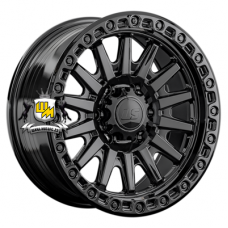 LS FlowForming 9x18/5x150 ET25 D110,1 RC90 BK (конус, Колпак+лого)