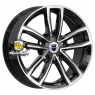 K&K 6,5x17/5x112 ET43 D66,6 Каланг (КС1086) Алмаз черный