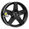 MAK 9x18/5x112 ET50 D66,6 Lewis Gloss Black Mirror Ring