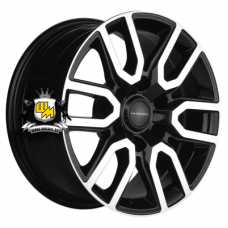 Khomen Wheels 8x17/6x139,7 ET38 D67,1 KHW1723 (L200) Black-FP Khomen Wheels 8x17/6x139,7 ET38 D67,1 KHW1723 (L200) Black-FP