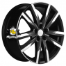 Khomen Wheels 7,5x19/5x112 ET43 D57,1 KHW1905 (Kodiaq/Tiguan) Black-FP