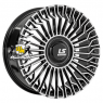 LS FlowForming 8,5x20/6x139,7 ET25 D106,1 RC99 BKF (конус, Колпак+лого)