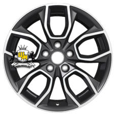Khomen Wheels 7x17/5x108 ET50 D63,35 KHW1713 (Ford C-Max) Black-FP Khomen Wheels 7x17/5x108 ET50 D63,35 KHW1713 (Ford C-Max) Black-FP