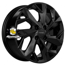 Khomen Wheels 6x15/4x100 ET39 D56,6 KHW1508 (Cobalt) Black
