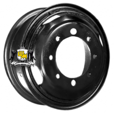 Kronprinz/Accuride 7x20/6x275 ET144 D221 M20 Black (55-А130-3101012) (11 мм) ЗИЛ-4331, б/футор. 2 030 кг