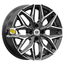 K&K 7x17/5x114,3 ET35 D66,1 Ариус (КС1187) Алмаз черный